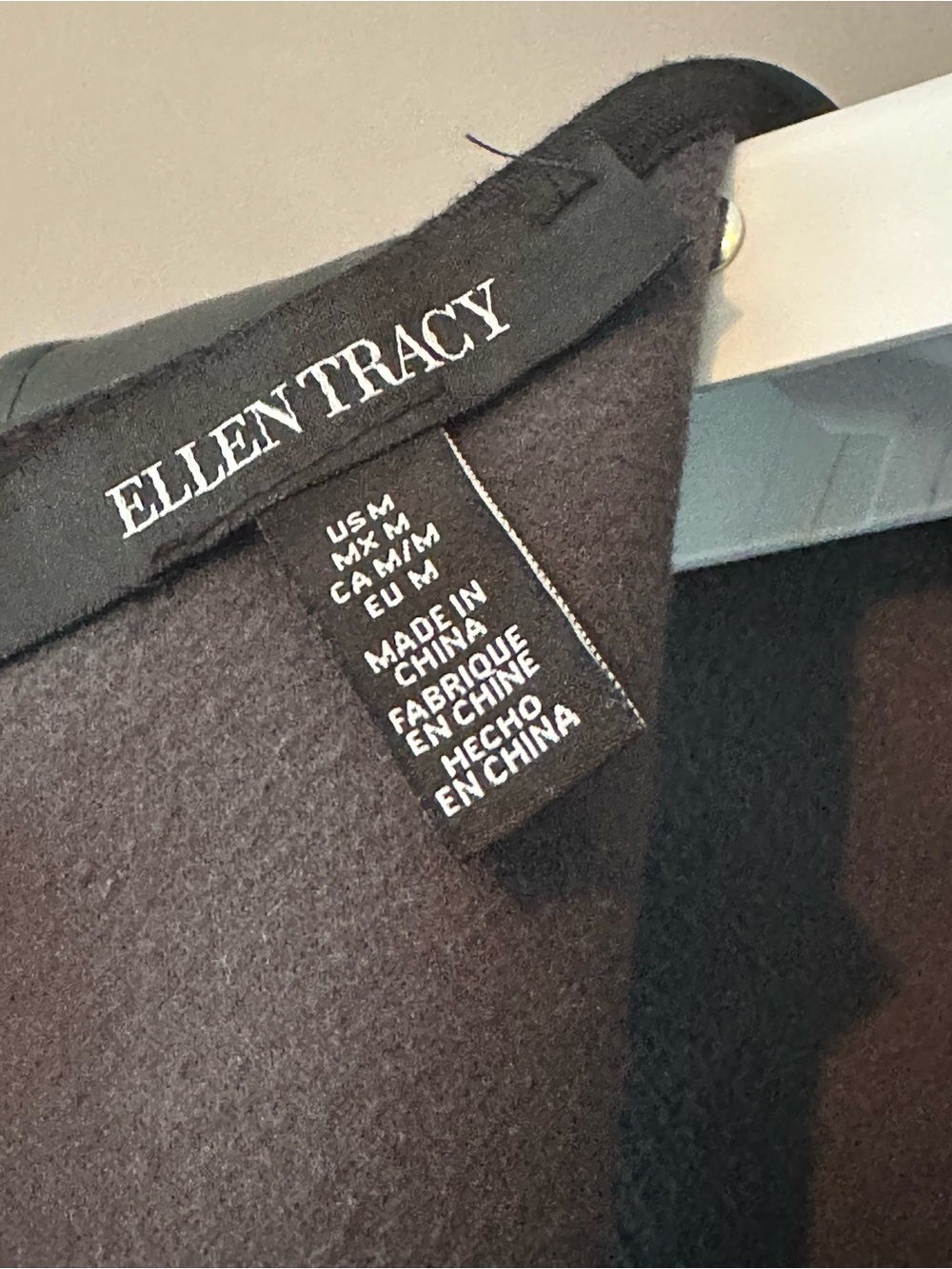 Ellen Tracy Black Faux Leather Sleeveless Zip-Front Sheath Dress - Picture 6 of 6